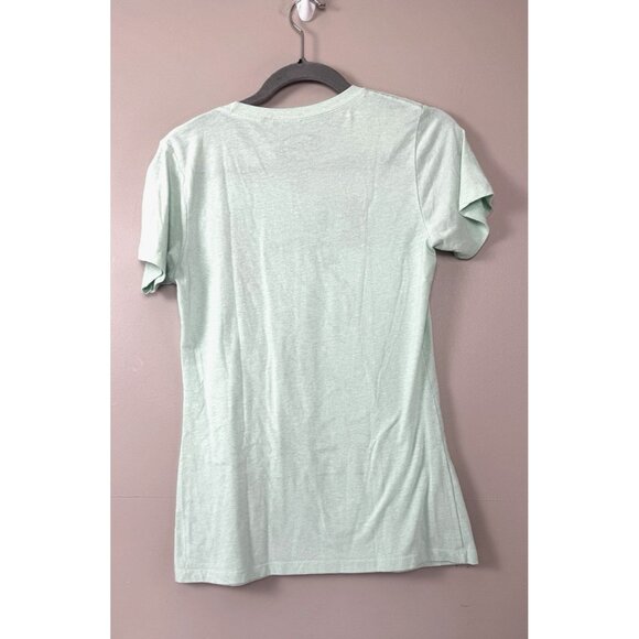 Disney Mint Green Alice in Wonderland L Graphic Tee Tea Party? Y2K 90s Long Fit - Picture 3 of 6